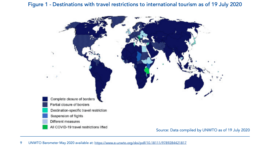 Restrikcije putovanja na globalnom nivou 