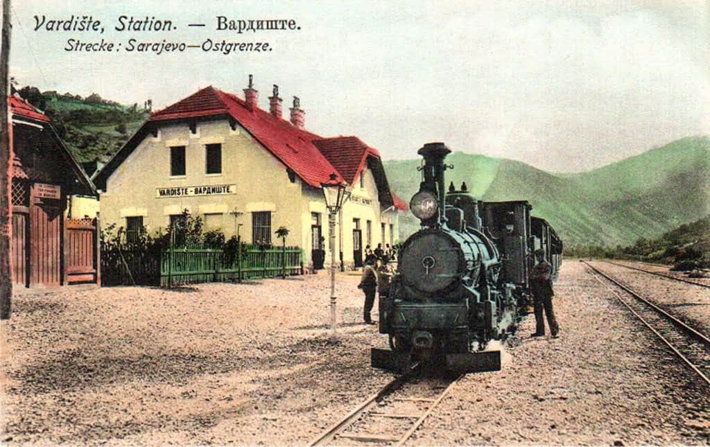 Prvi bosanski voz 1872 godine - Sarajevo