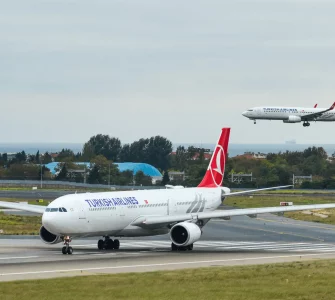 Turkish Airlines slijetanje- Türk Hava Yolları