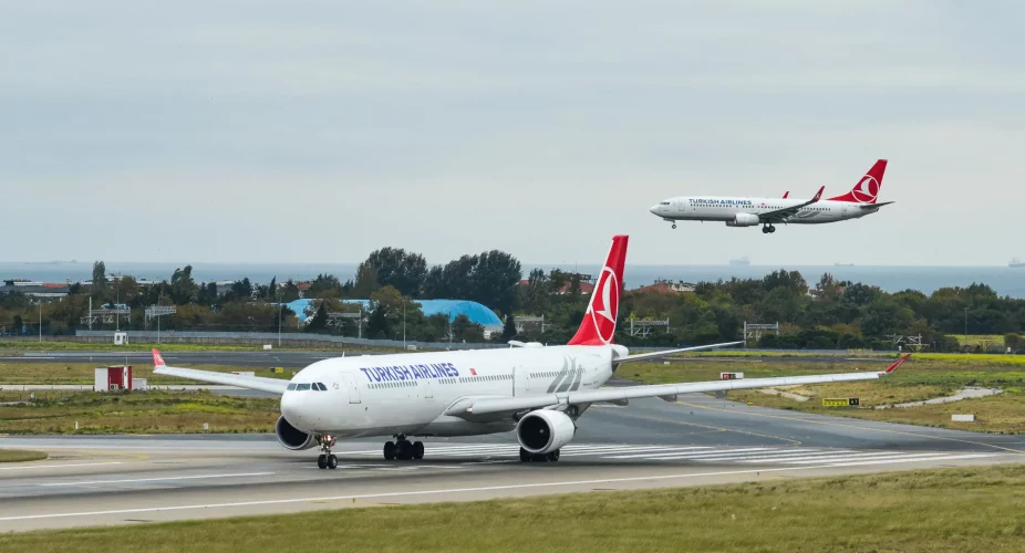 Turkish Airlines slijetanje- Türk Hava Yolları